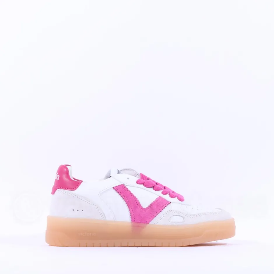 Women Victoria Suel Gum Sole Platform Trainer - Fuchsia