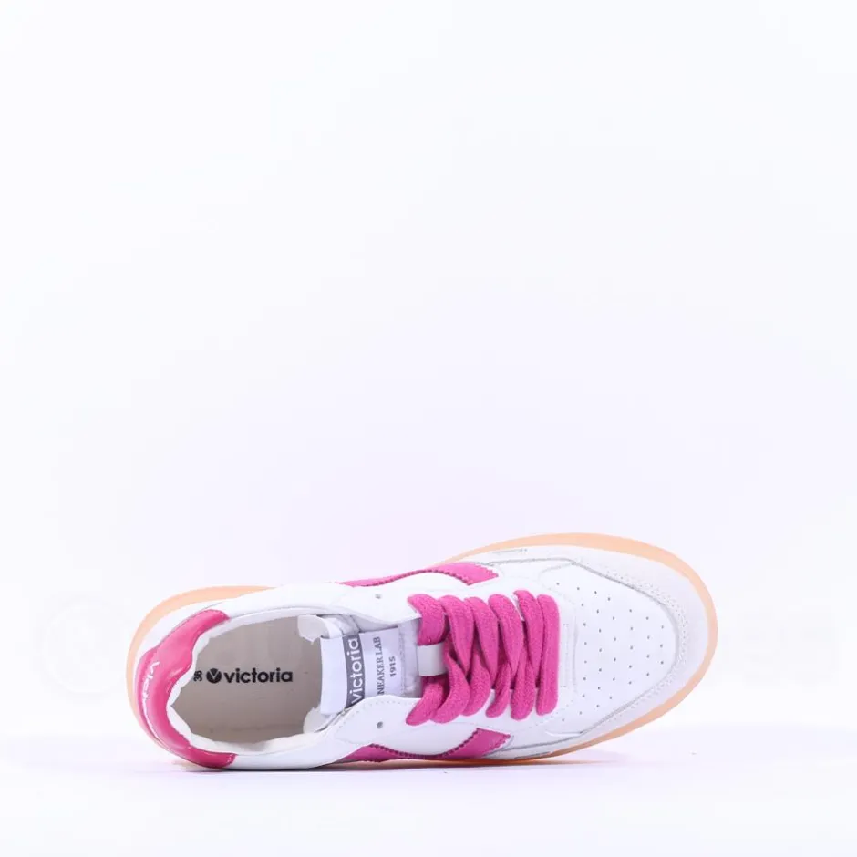 Women Victoria Suel Gum Sole Platform Trainer - Fuchsia