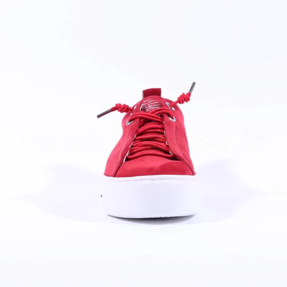 Women Paul Green Super Soft Platform Trainer - Lipstick Nubuck