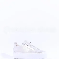 Women Paul Green Super Soft Platform Trainer - Silver Metallic