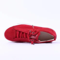 Women Paul Green Super Soft Platform Trainer - Lipstick Nubuck