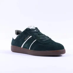 Women Tamaris Tati T Toe Laced Low Trainer - Green