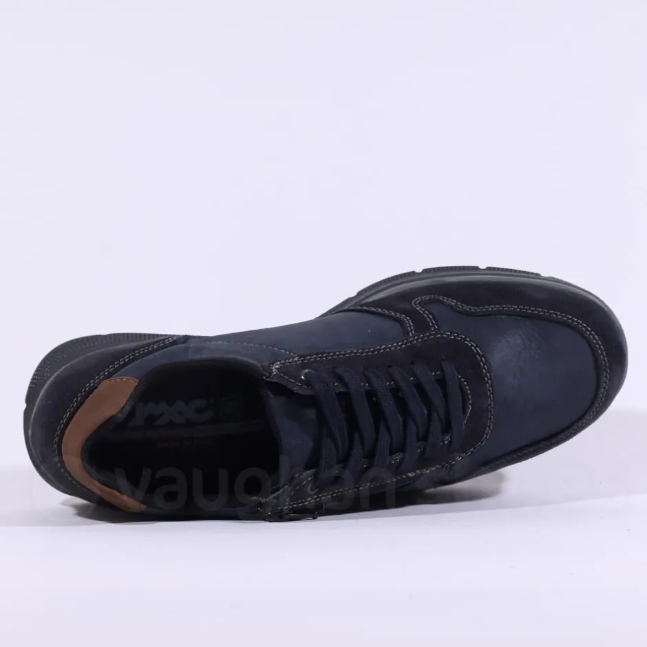 IMAC Tex Bologna Waterproof Laced Shoe - Navy Combi Lea