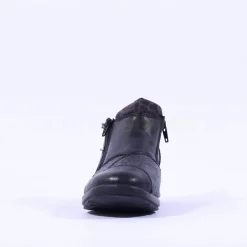 Women Rieker Tex Twin Zip Shoe - Black Combi