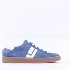 Women Paul Green Thick Gumsole Trainer - Navy Blue
