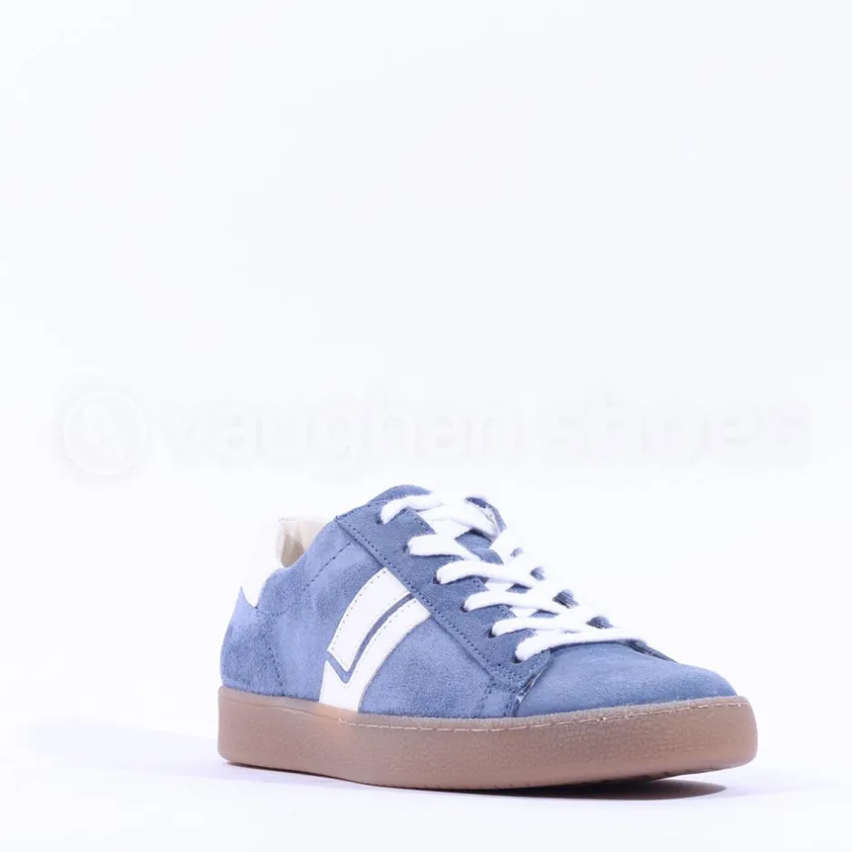 Women Paul Green Thick Gumsole Trainer - Navy Blue