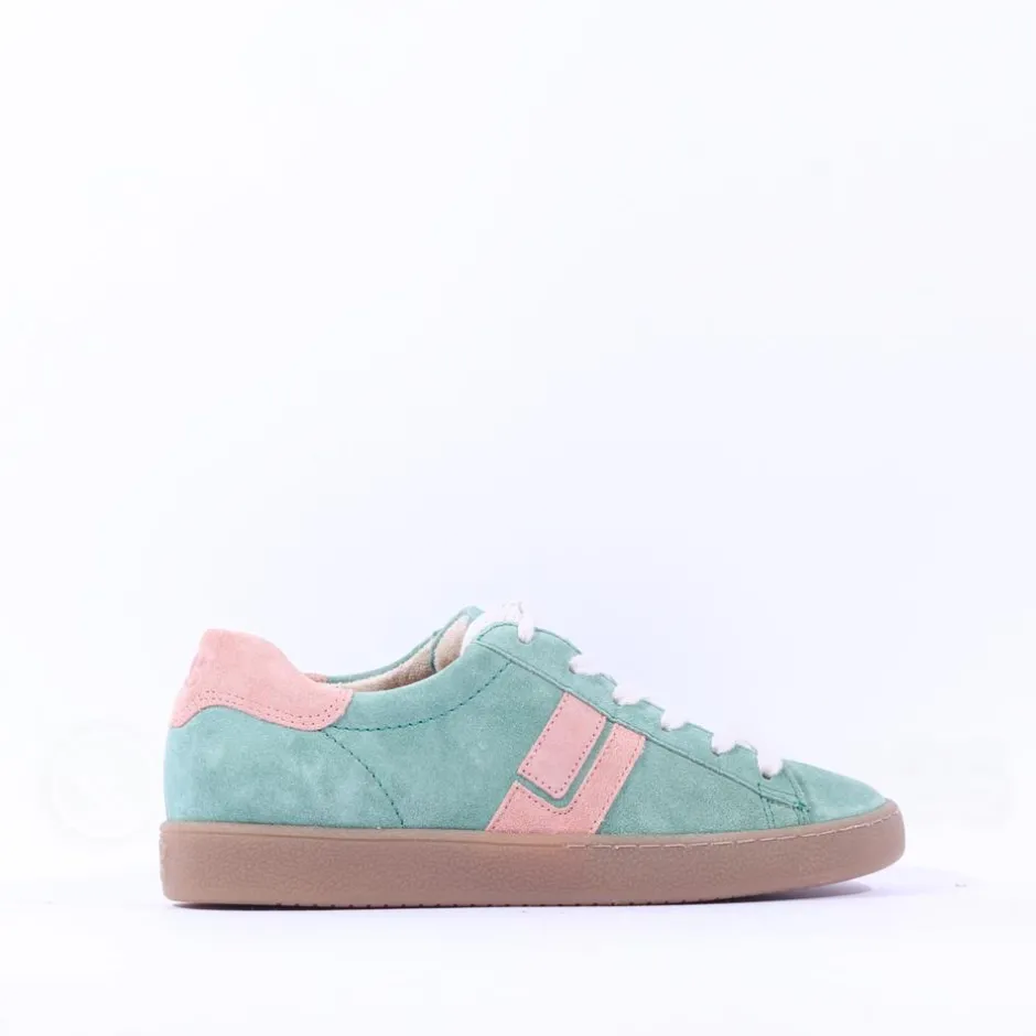 Women Paul Green Thick Gumsole Trainer - Wasabi
