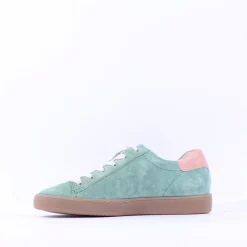 Women Paul Green Thick Gumsole Trainer - Wasabi