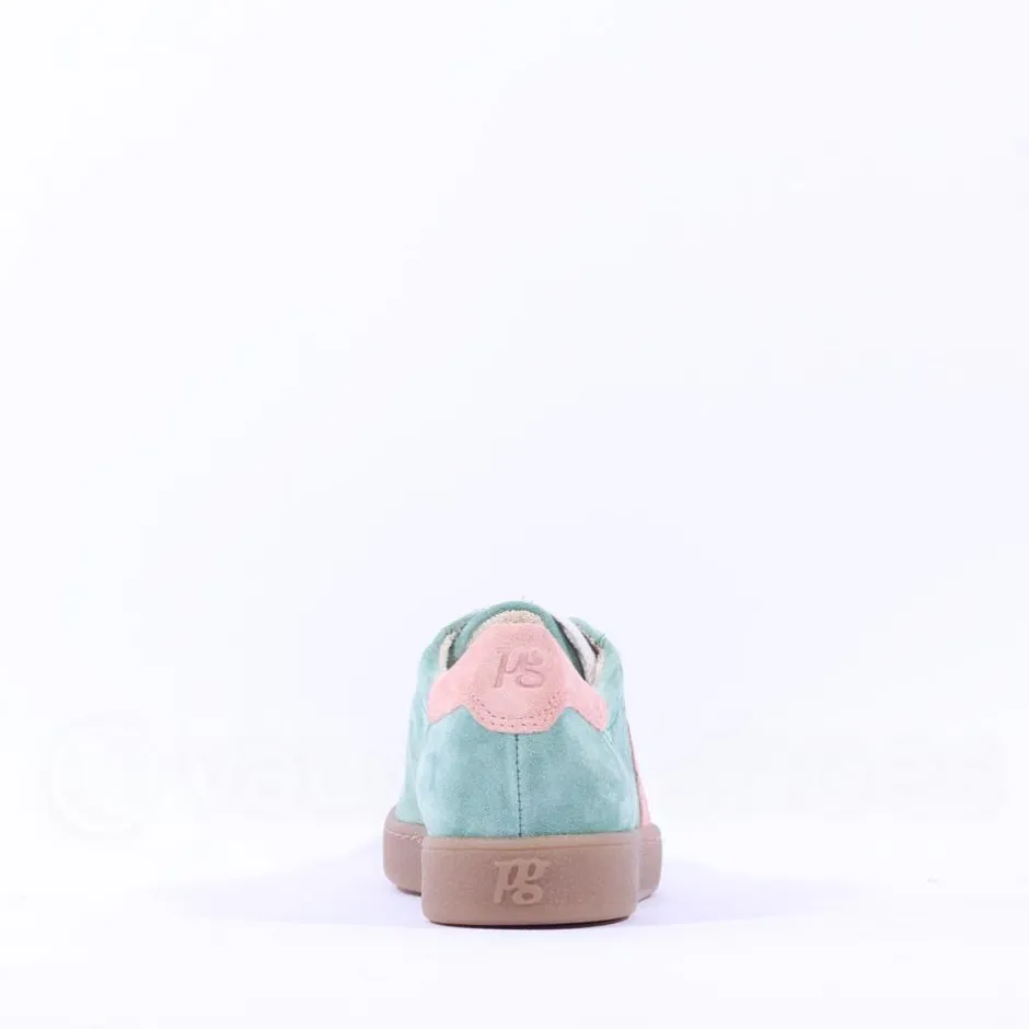 Women Paul Green Thick Gumsole Trainer - Wasabi