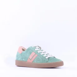 Women Paul Green Thick Gumsole Trainer - Wasabi