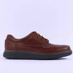 Clarks Men Un Abode Ease - Dark Tan Lea