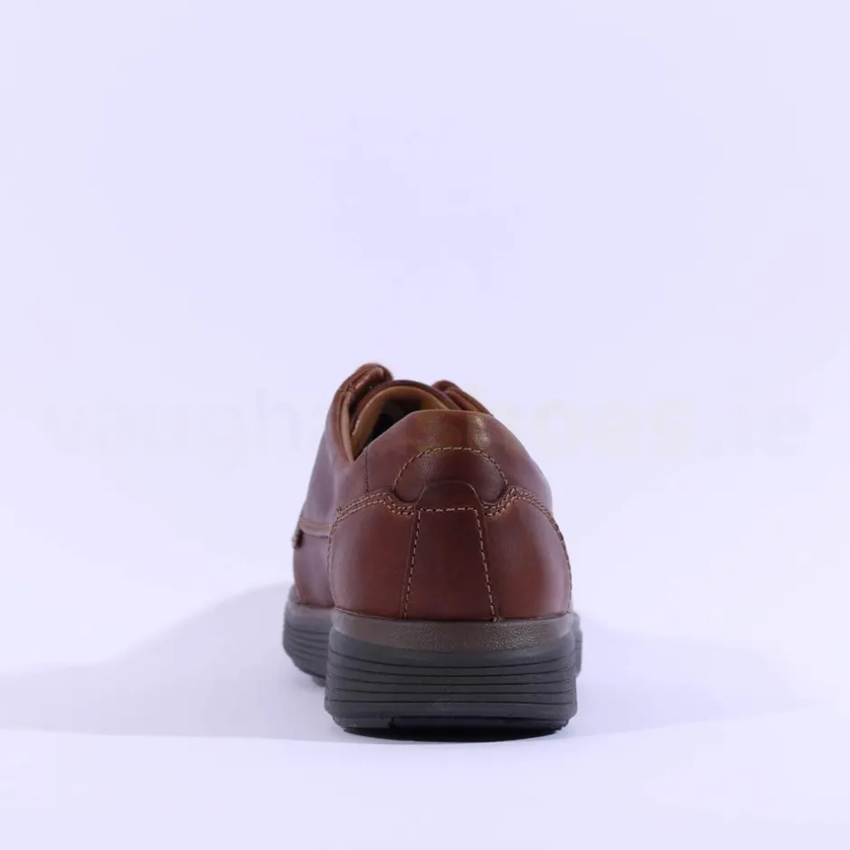 Clarks Men Un Abode Ease - Dark Tan Lea