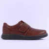 Clarks Men Un Abode Strap - Dark Tan Lea