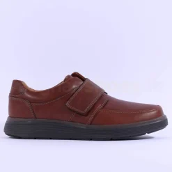 Clarks Men Un Abode Strap - Dark Tan Lea