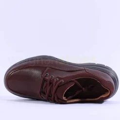 Clarks Men Un Brawley Lace - Mahogany Leather