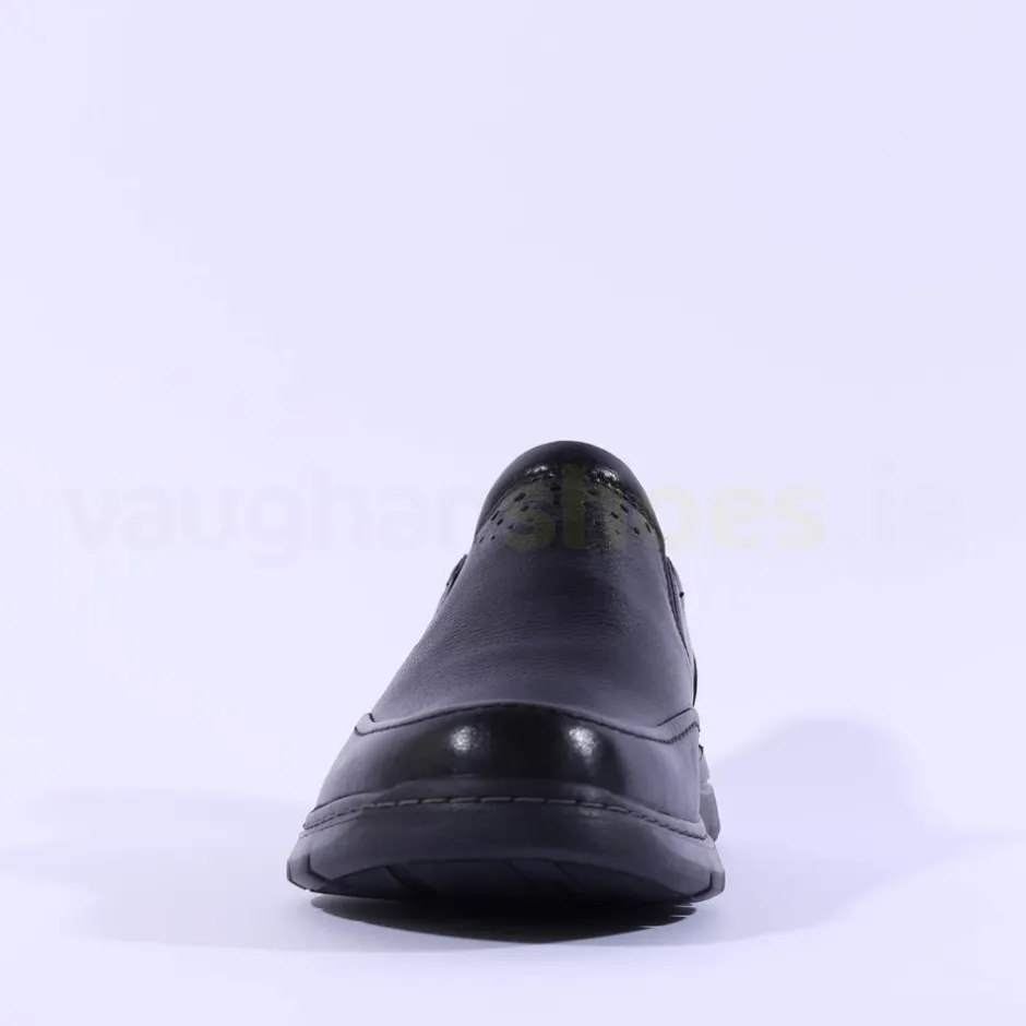 Clarks Men Un Brawley Step - Black Leather