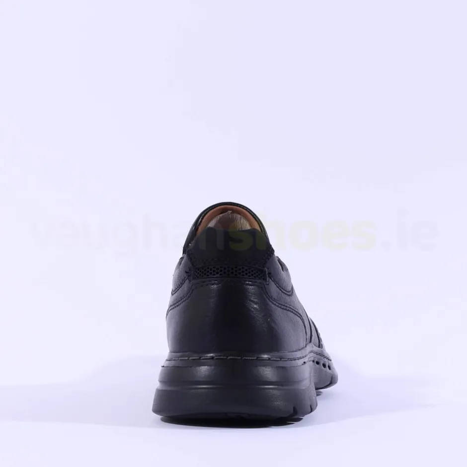 Clarks Men Un Brawley Step - Black Leather