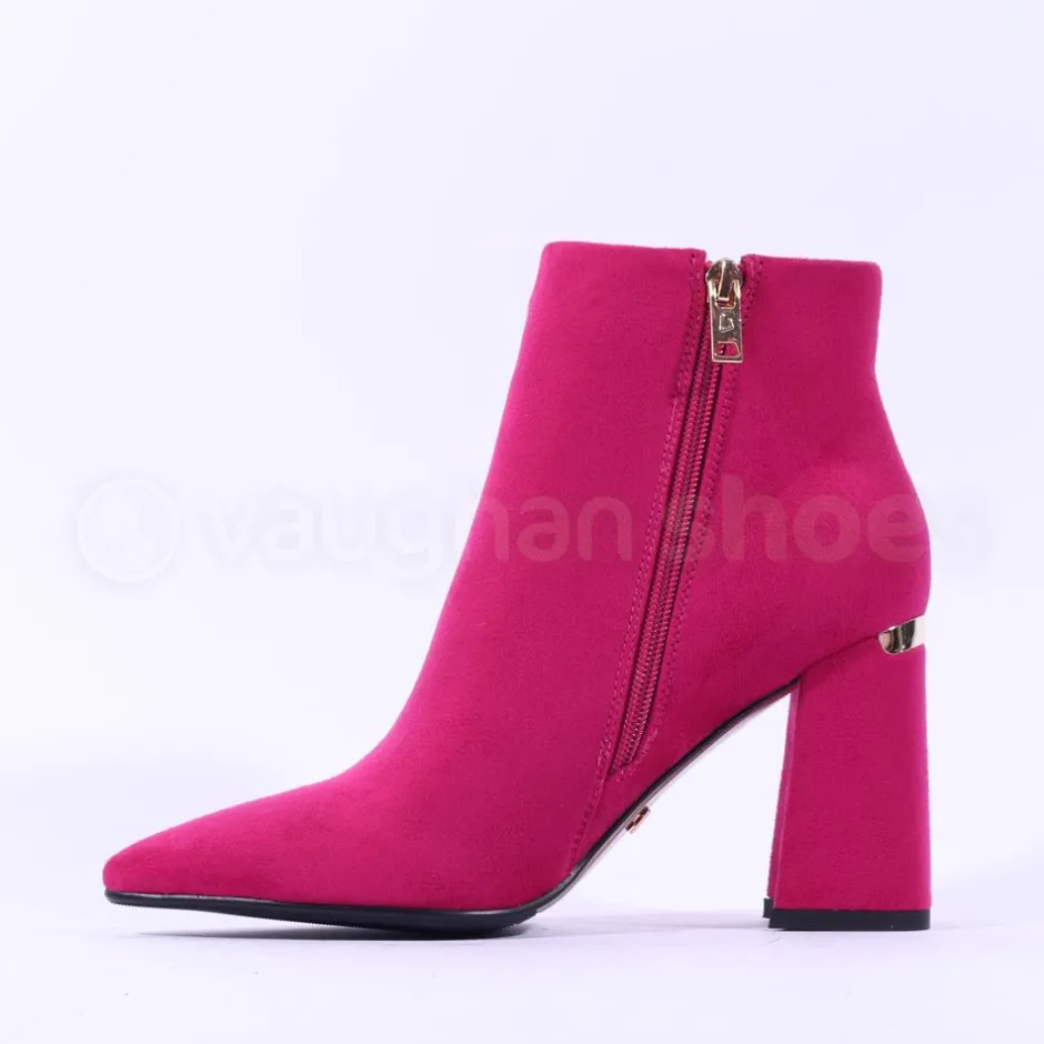 Women Una Healy Up Where U Belong Ankle Boot - Fuchsia Suede