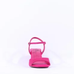 Women Tamaris Valenzia Block Heel Sandal - Fuchsia