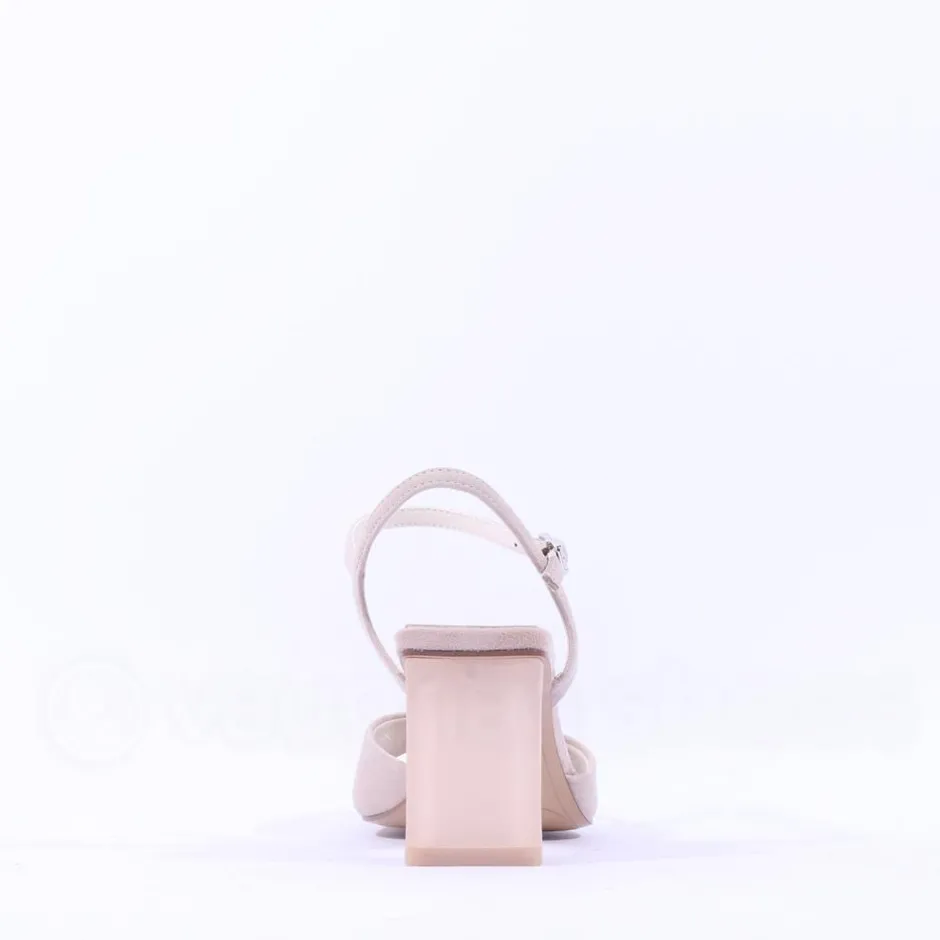 Women Tamaris Valenzia Block Heel Sandal - Grey