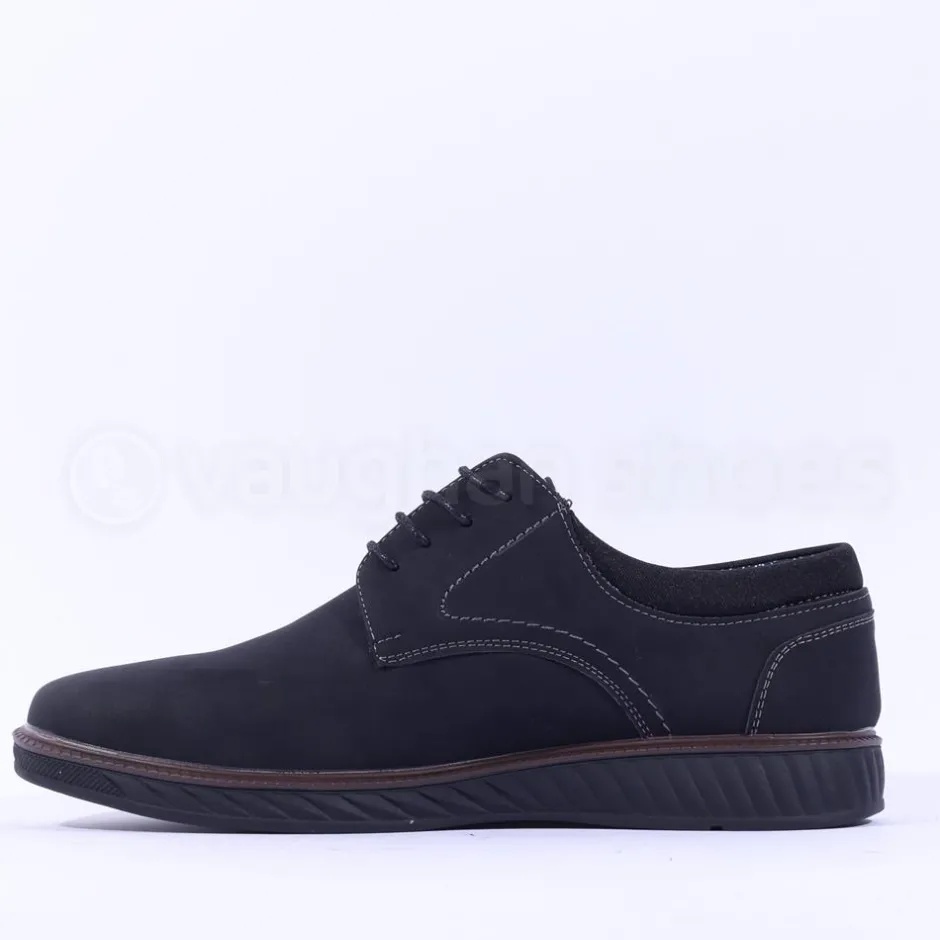 6th Sense Verve Laced Casual Shoe - Black