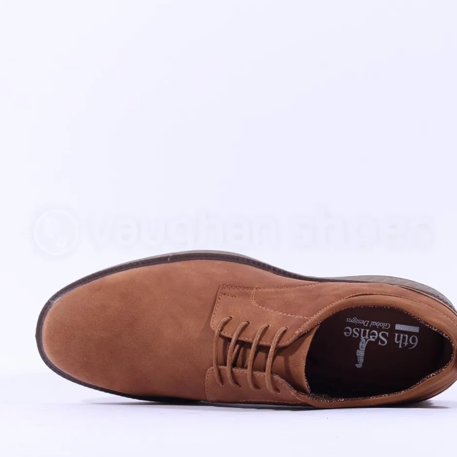 6th Sense Verve Laced Casual Shoe - Camel