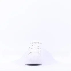 Women Tamaris Violetta Platform Laced Trainer - White Leather