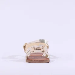 Women Una Healy Viva La Vida Flat H Sandal - Gold