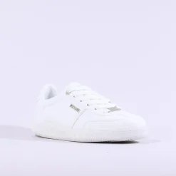 Women Tommy Bowe Ladies Wafer Gumsole Trainer - White