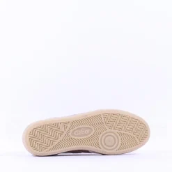 Women Gabor West Gumsole Laced Trainer - White Beige