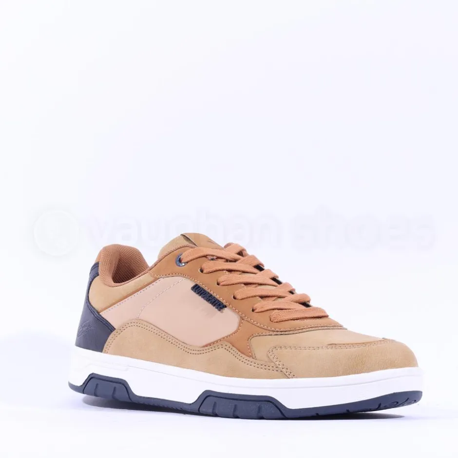 Tommy Bowe Willemse Laced Trainer - Tan Combi