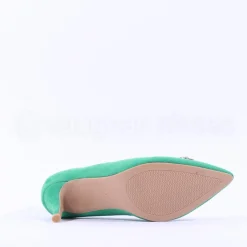 Women Sorento Woodland Classic Brooch Heel - Green