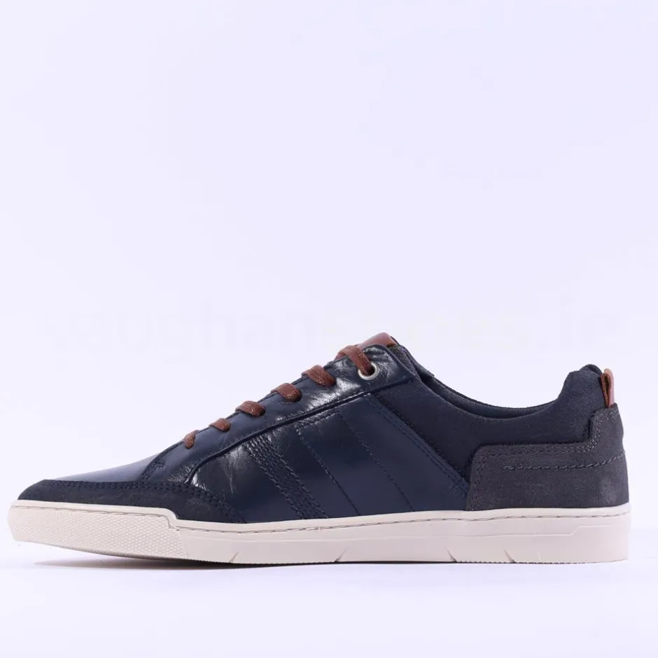 Tommy Bowe X Armstrong Laced Casual Shoe - Navy Leather
