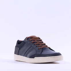 Tommy Bowe X Armstrong Laced Casual Shoe - Navy Leather