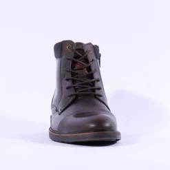 Tommy Bowe X Kolbe Laced Toe Cap Boot - Dark Brown Leather