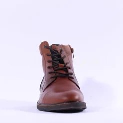 Tommy Bowe X Kolbe Laced Toe Cap Boot - Cognac Leather