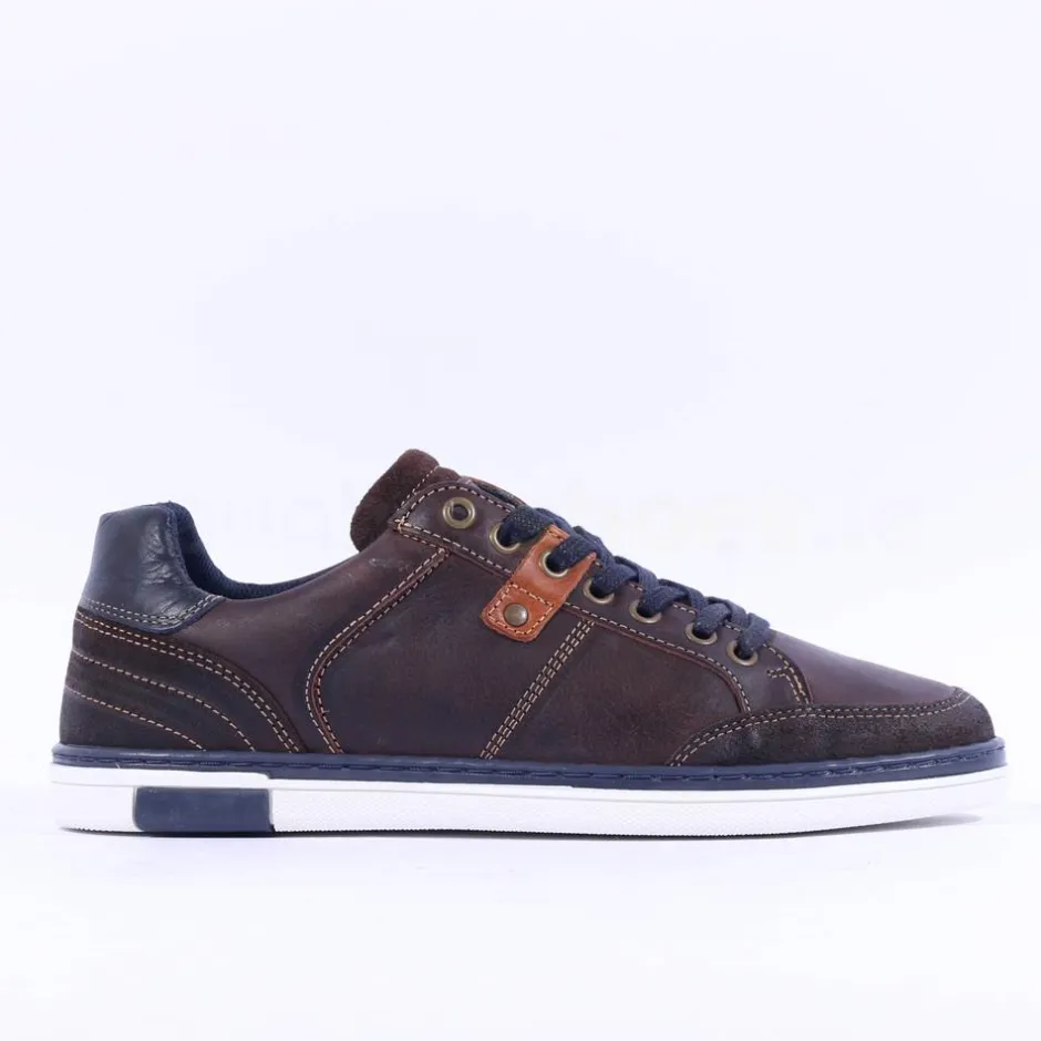 Tommy Bowe X Tupou Laced Shoe - Brown Leather