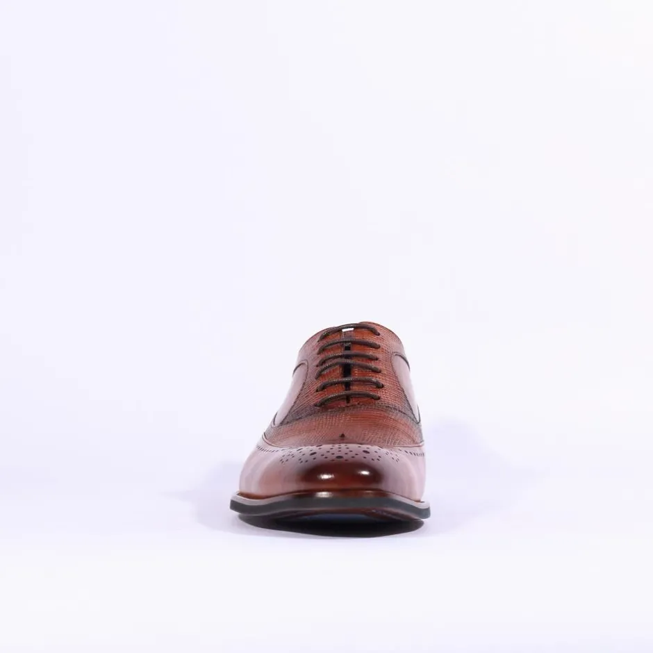 Tommy Bowe X Yarrow Laced Dress Shoe - Cognac Leather