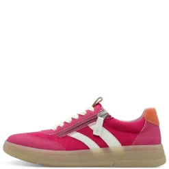 Women Jana Zango Gum Sole Twin Stripe Trainer - Fuchsia Combi